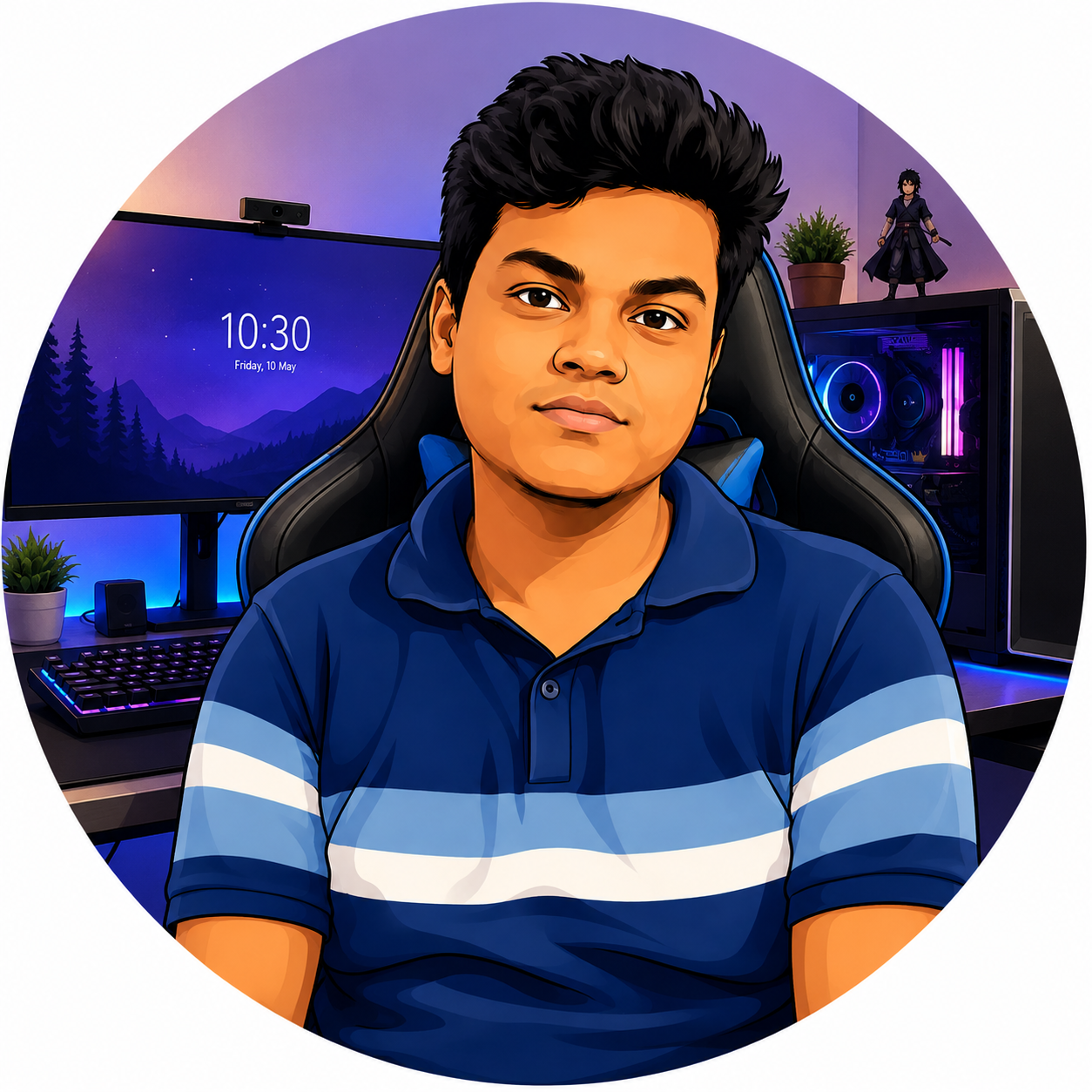 Suva Giri cartoon avatar
